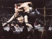 George Bellows Set-to oil painting on canvas